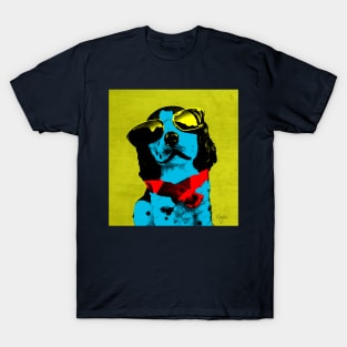 POP ART DOG LIGHT BLUE T-Shirt